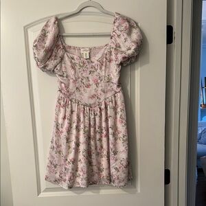 Jessica Simpson Pink Floral Mini Dress